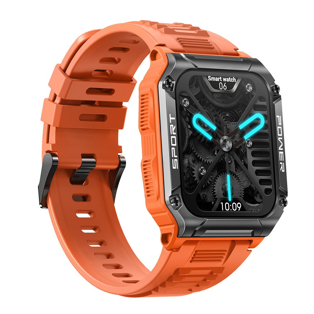 NX6 smart watch Bluetooth call 1.95 inch large screen compass heart rate blood oxygen IP68 waterproof