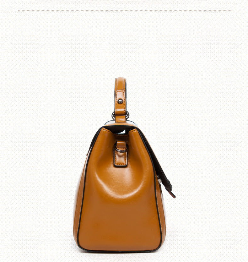 Leather handbag fashion leather handbags inclined shoulder bag handbag shoulder BaoChao