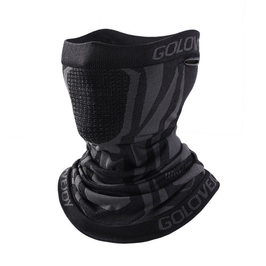 Outdoor sports warm riding mask men's cycling breathable hanging ear scarf windproof neck cover neck guard