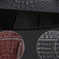 A4 Men's Genuine Leather Underarm Bag Zipper Cowhide Crocodile Pattern Men's Mobile Phone Bag