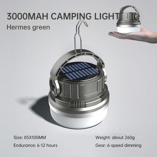 Outdoor Camping Light Solar Charging Camping Light LED Bulb Household Emergency Light