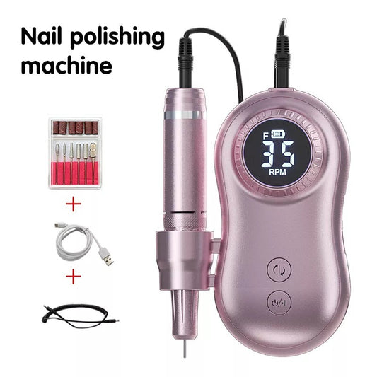 Portable Electric Nail Drill Manicure Machine Nail Pedicure Tools PM Electric Nail Drill