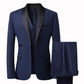 Suit Groom Suit Set Men's Three Piece Slim Fit Version Wedding Dress Business Casual Handsome Suit