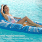 Recliner Multifunctional Swim Ring Water Inflatable Floating Row