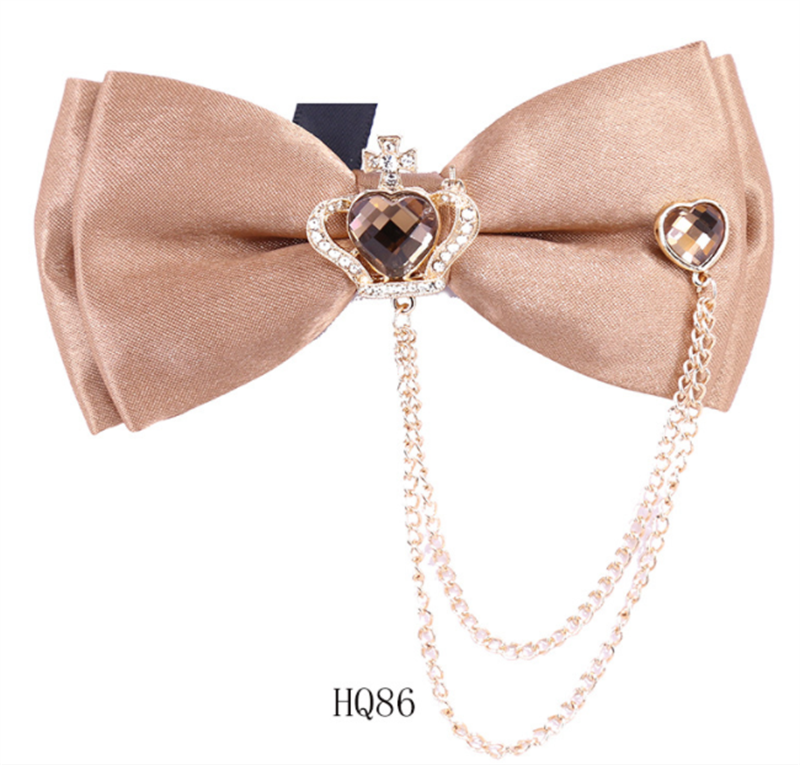 British College Style Student Bow Neck Flower