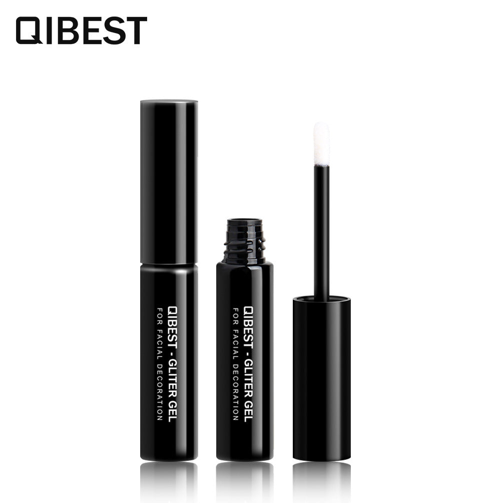 QIBEST Makeup Special Glue For High Flash Glitter Powder Eye Shadow Nail Glitter Glue Quick-Drying
