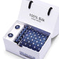 Men's gift box 5-piece suit business formal wedding tie