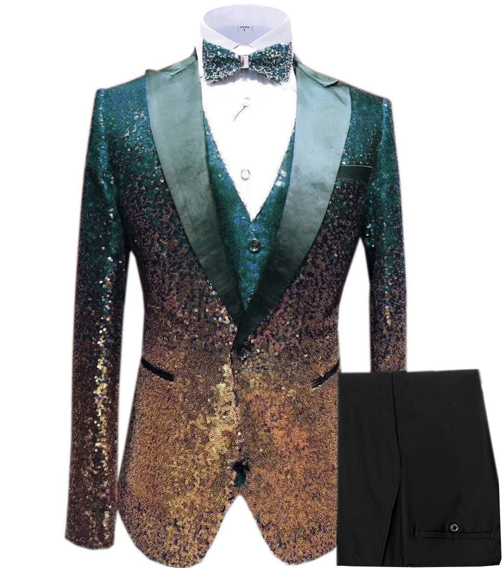 Three-piece Stage Suit For Men