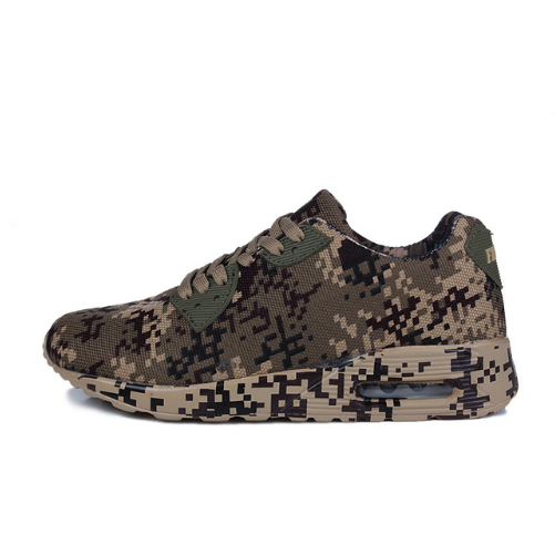 Camouflage air cushion shoes fashion men and women sports shoes