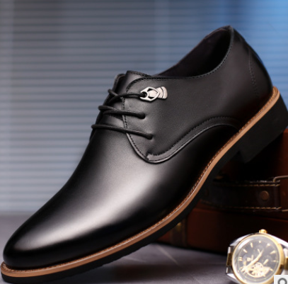 2021 Men Dress Shoes Simple Style Quality Men Oxford Shoes Lace-up Brand  Formal Shoes Men Leather Wedding Shoes