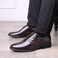 Lace-Up Leather Shoes Men Business Casual Shoes Men