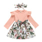 Girls Clothes European And American Printed Dress Suits