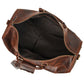 Leather Travel Bag Crazy Horse Leather Retro Duffel Bag