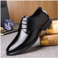 Black Shoes With Pointed Toe For Men