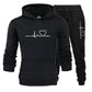 Men's Suits Hooded Clothing Couples Pure Color Fleece