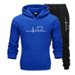 Men's Suits Hooded Clothing Couples Pure Color Fleece