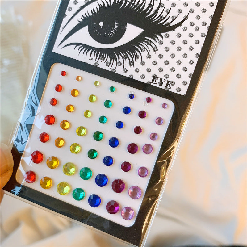 Eye And Face Decoration Patch Makeup Sticker Pearl Veneer Eye Makeup