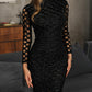 Hot Sale Ebay Amazon Wish Hot Sparkling Hollow Dress Dress