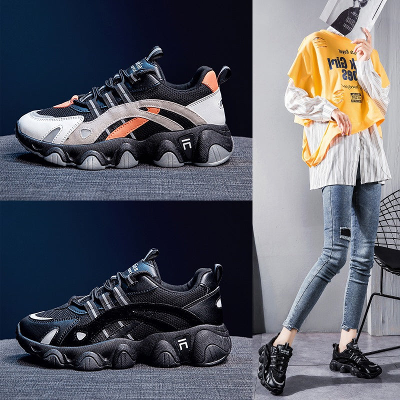 Korean Fashion Female Student Sports Shoes Increase Street Shooting Casual Shoes Women