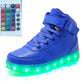 High-top LED Luminous Shoes Remote Control Light Shoes Square Ghost Dance Light Shoes Luminous Running Shoes Men And Women Shoes