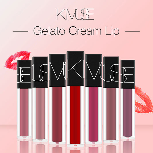 KIMUSE Makeup Matte Smooth Lipstick Liquid Lipstick Matte Waterproof Lips Makeup Cosmetic Long Lasting Matte Lipstick Makeup