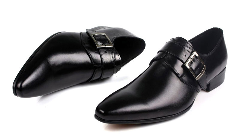 New Men's Business Suits Pointed Toe Shoes
