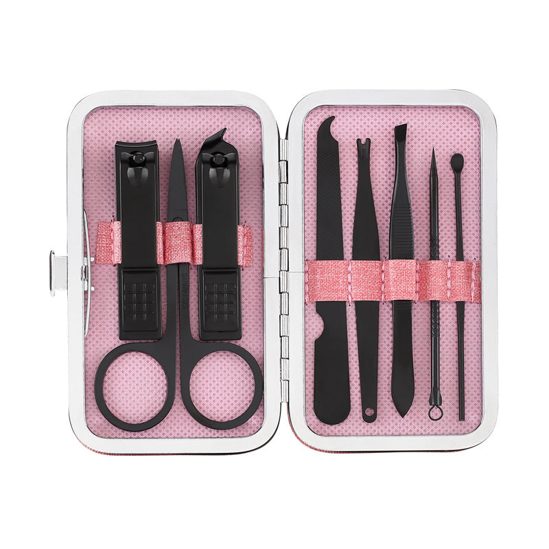 Manicure tool nail clipper 8 piece set