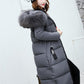 New Winter Jacket Women Large Fur Collar Padded Cotton Warm Jacket