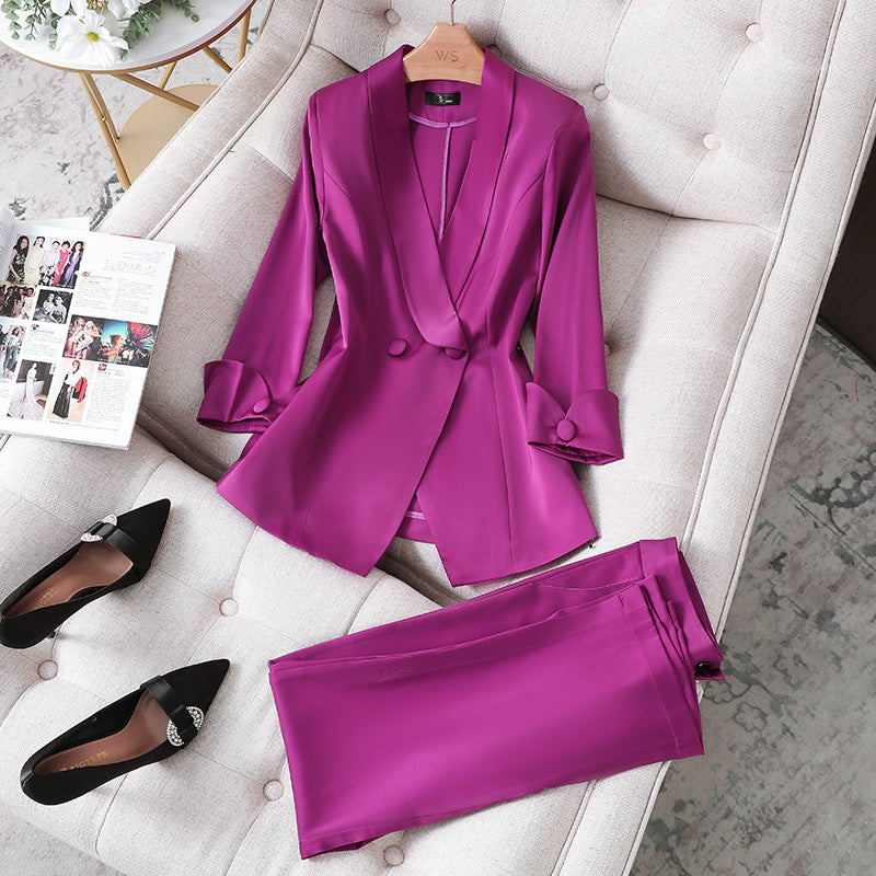Purple Suit Jacket Women
