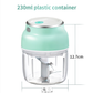 150ML/230ML Kitchen Portable Food Processors Meat Mincer Electric Mini Chopper