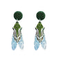 Fashion Jewelry Glitter Cicada Earrings for Womens