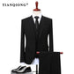 Suits Wedding Groom Plus Size 4XL 3 Pieces(Jacket+Vest+Pant) Slim Fit Casual Tuxedo Suit Male