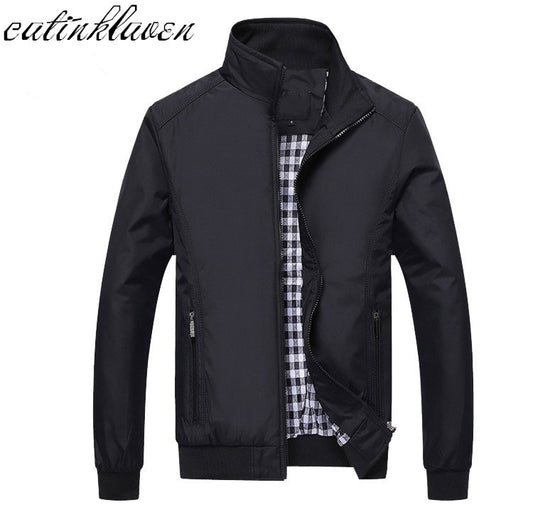 New Jacket Men Fashion Casual Loose Mens Jacket Sportswear Bomber Jacket Mens jackets men and Coats Plus Size M- 5XL