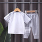 Children's Clothing Boys Suits Casual Version Children's Summer Baby Short Sleeve Two-Piece Suit