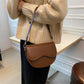 Vintage Small Bag New Fashion Versatile Autumn and Winter One Shoulder Crossbody Bag Small Women's Bag Underarm Saddle Bag