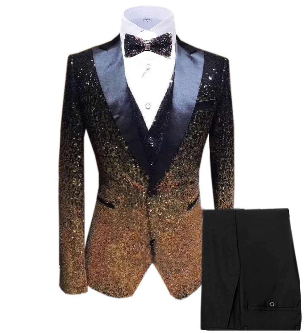 Three-piece Stage Suit For Men