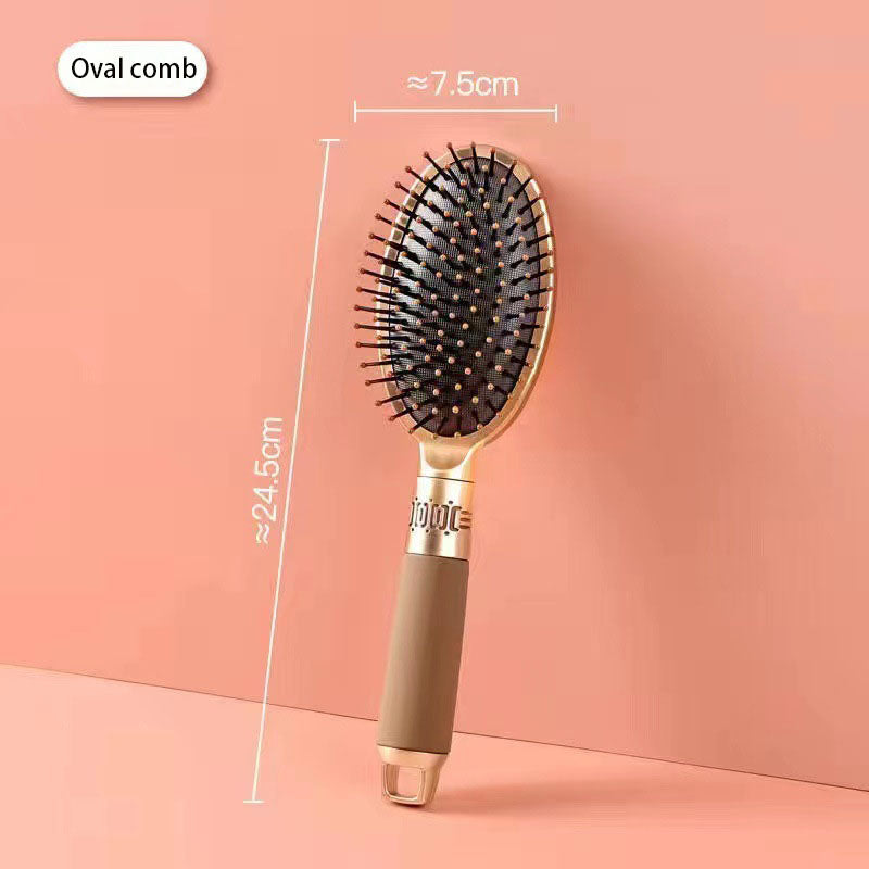 Ribbed Comb Curly Hair Comb Home Massage Comb Smooth Hair Comb Big Bend Comb Modeling Comb Air Cushion Comb