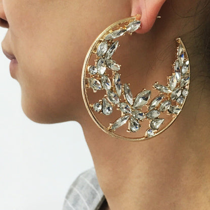 Earrings For Women Luxury Jewelry Geometric Statement Earings Fashion Wedding Bride Earring