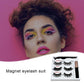 Magnetic False Eyelashes Eyeliner Magnet Eyelash Set 3 Pairs Of Magnetic Eyelashes + Eyeliner + Tweezers