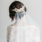 Gold Bridal Hair Comb Pearl Beads Wedding Hair Accessories Women Headpiece Girl's Hair Vine Party Hair Jewelry