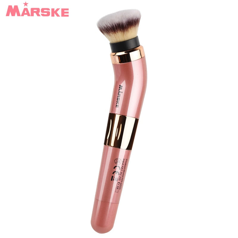 MARSKE Electric Makeup Brush Loose Powder Beauty Tool 360 Degree Rotation Non-toxic Makeup Brush