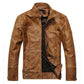 Men Leather Jackets Motorcycle PU Jacket Male Autumn Casual Leather Slim Fit Coats