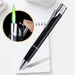 Creative Metal Signature Pen Lighter Windproof Gas Inflatable Jet Lighter Mini Portable Business Birthday Gift Men